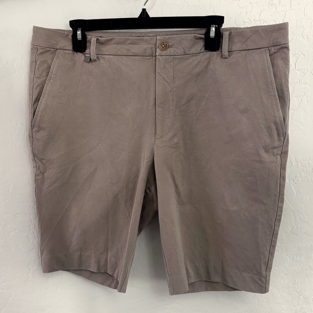 Lauren Ralph Lauren Wms Classic Preppy Staple Flat Front Chino Shorts Khaki 16